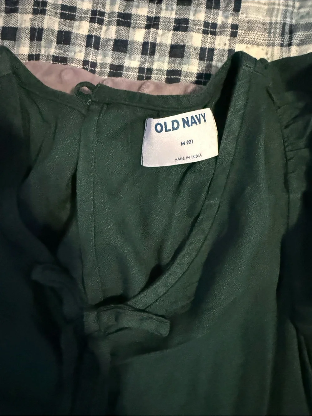 Old Navy Dark Green Short-Sleeve Casual Dress - Girls